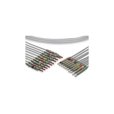 Replacement For Welch Allyn, Cp 200 Ekg Leadwires